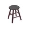 Holland Bar Stool Co Oak Vanity Stool, Dark Cherry Finish, Canter Saddle Seat RC18OSDC004 - alternate 1